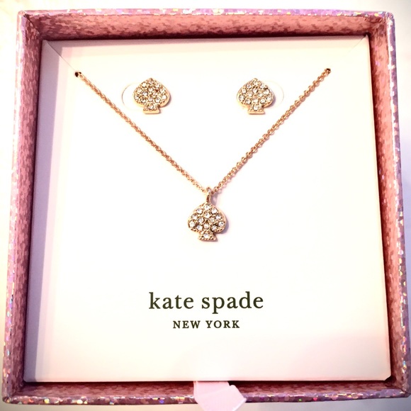 Kate Spade Pendant & Studs - Picture 2 of 5